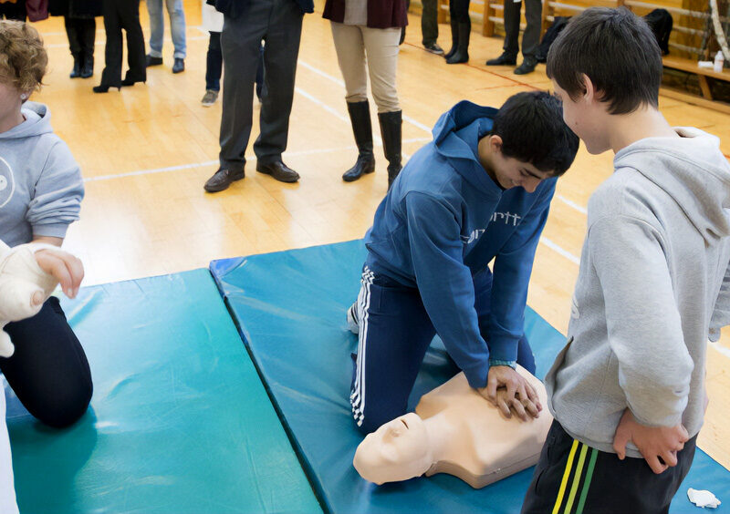 Escolares formándose en Navarra con PractiMan